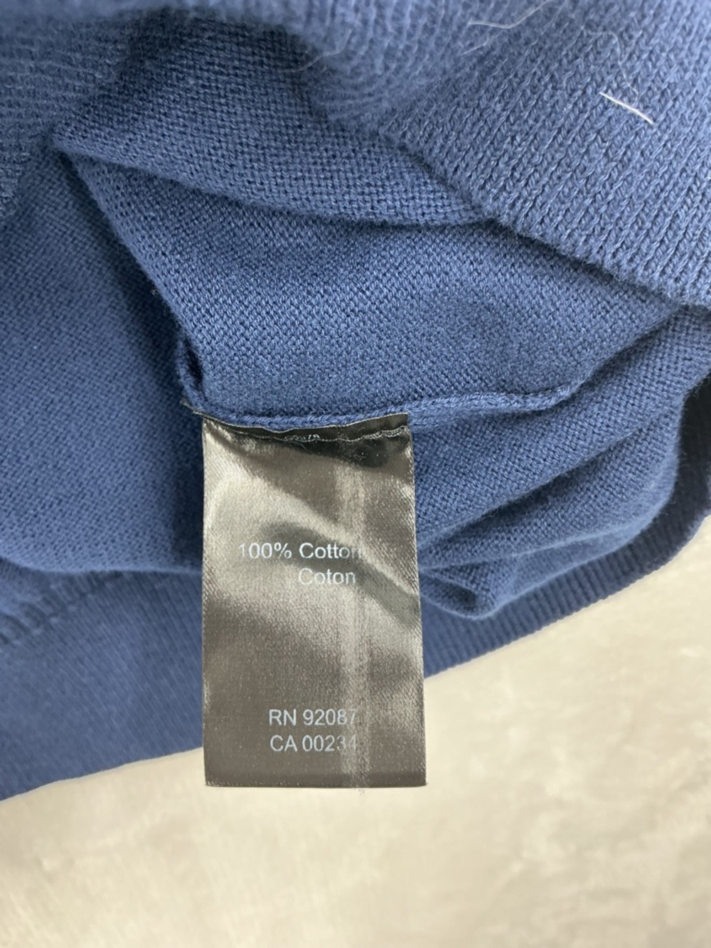 100% cotton Men's Short Sleeve Polo Shirt - blue 753 - Picture 5 of 7